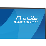 iiyama ProLite X2492HSU-B1 24" Moniteur  Noir (Mat), HDMI, DisplayPort, audio, USB