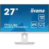 iiyama ProLite XUB2792QSU-W6 27" Moniteur  Blanc, HDMI, DisplayPort, USB, Audio