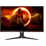 AOC 24G2SPAE/BK 23.8" Moniteur gaming  Noir/Rouge, 165 Hz, VGA, HDMI, DisplayPort, Audio, Freesync Premium