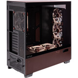 Antec Flux Pro Noctua Edition ATX boîtier big tower Noir/bois | 3x USB-C | Verre Trempé