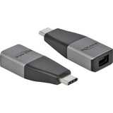 DeLOCK USB-C 3.1 Gen 1 (mâle) > Mini DisplayPort 4K 60 Hz, Adaptateur Gris/Noir