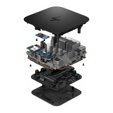 HP USB-C 100W G6 dock, Station d'accueil Noir