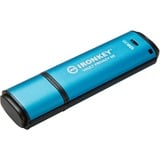 Kingston IronKey Vault Privacy 50 128 Go, Clé USB Bleu clair/Noir, USB 3.2 Gen 1