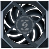 Lian Li UNI FAN SL120 LCD Wireless Reverse Blade ventilateur de boîtier RGB  Noir, 120 x 124.5 x 28 mm, PWM