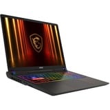 MSI Vector 16 HX AI (A2XWHG-204BE) 16" PC portable gaming  Gris | Core Ultra 9 275HX | RTX 5070 Ti | 16 Go | SSD 1 To | 240 Hz