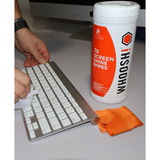 Whoosh! Screen Shine, Lingettes nettoyantes Blanc/Orange, 70 pièces