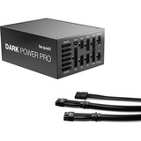 be quiet! Dark Power Pro 13 alimentation modulaire 1300 watt Noir, 2x 12VHPWR, 6x PCIe, 80 Plus Titanium, 1300 W, 115 - 240 V, 1400 W, 50 - 60 Hz, 15 - 9 A, 150 W