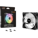 be quiet! Light Wings LX PWM high-speed 120 mm, Ventilateur de boîtier Noir