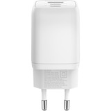 goobay 65W GaN USB-C PD Multiport Quick Charger Nano Blanc, 2x USB-C, 1x USB-A