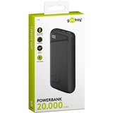 goobay  Quick Charge Powerbank 20.000 mAh Noir