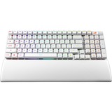 ASUS ROG STRIX SCOPE II 96 RX Wireless, clavier gaming Blanc, Layout États-Unis, ROG RX Red, Bluetooth / 2.4GHz / USB 2.0