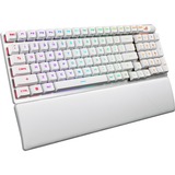 ASUS ROG STRIX SCOPE II 96 RX Wireless, clavier gaming Blanc, Layout États-Unis, ROG RX Red, Bluetooth / 2.4GHz / USB 2.0