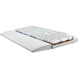 ASUS ROG STRIX SCOPE II 96 RX Wireless, clavier gaming Blanc, Layout États-Unis, ROG RX Red, Bluetooth / 2.4GHz / USB 2.0