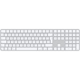Apple Magic Keyboard avec Touch ID et pavé numérique, clavier Gris/Blanc, Layout NL, NL layout, Bluetooth