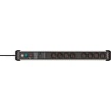 Brennenstuhl Premium-Protect-Line multiprise à 8 prises Noir/argent, 8x prises