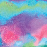 Cricut Infusible Ink Sheets Patterns - Watercolor Splash, Matériau d'impression Noir, 30 x 30 cm