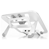 Digitus Support variable pour ordinateur portable Blanc/Argent