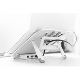Digitus Support variable pour ordinateur portable Blanc/Argent