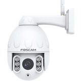 Foscam SD4, 4MP Dual-Band WiFi PTZ outdoor security camera, Caméra de surveillance Blanc, WiFi, LAN