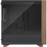 Fractal Design Summit Black TG Light Tint boîtier midi tower Noir/bois | 2x USB-A | 1x USB-C | Window