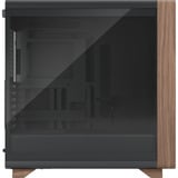Fractal Design Summit Black TG Light Tint boîtier midi tower Noir/bois | 2x USB-A | 1x USB-C | Window