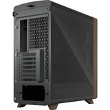 Fractal Design Summit Black TG Light Tint boîtier midi tower Noir/bois | 2x USB-A | 1x USB-C | Window