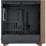 Fractal Design Summit Black TG Light Tint boîtier midi tower Noir/bois | 2x USB-A | 1x USB-C | Window