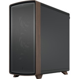 Fractal Design Summit boîtier midi tower Noir/bois | 2x USB-A | 1x USB-C | Window