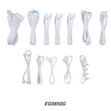 Lian Li EDGE GOLD 850 alimentation  modulaire 850 watt Blanc, 1x 12V-2x6, 4x PCIe