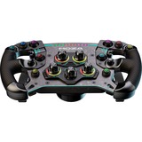 MOZA GS V2P GT Cuir microfibre, Volant Noir, Volant, Avec fil &sans fil, Noir, Polymère renforcé en fibre de carbone (CFRP), Fibre de carbone, Cuir, Microfibre, Libération rapide, Batterie