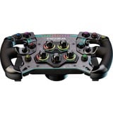 MOZA GS V2P GT Microfibre Cuir, Volant Noir, Volant, Avec fil &sans fil, Noir, Polymère renforcé en fibre de carbone (CFRP), Fibre de carbone, Cuir, Microfibre, Libération rapide, Batterie