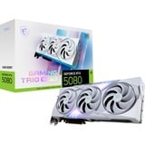 MSI GeForce RTX 5080 16G GAMING TRIO OC WHITE, Carte graphique 1x HDMI, 3x DisplayPort