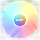 NZXT F120 RGB Core Single, Ventilateur de boîtier Blanc, 1 pièce, connecteur de ventilateur PWM à 4 broches