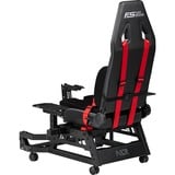 Next Level Racing Flight Seat Pro, Siège gaming Noir/Rouge