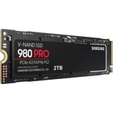 Samsung 980 PRO, 2 To SSD MZ-V8P2T0BW, PCIe Gen 4.0 x4, NVMe 1.3