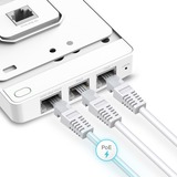 TP-Link EAP235-WALL Omada AC1200 MU-MIMO Gigabit Access Point sans fil, Point d'accès Blanc