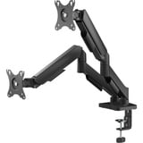 goobay Double Gas Spring, Support de moniteur Noir, 17 - 32 pouces