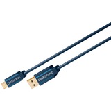 Clicktronic Câble optique Toslink + adaptateur 3,5 mm 2 mètres