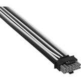 Corsair PCIe 12V-2x6 vers PCIe 12V-2x6 600W, Câble Noir/Blanc, 650 mm