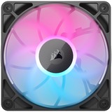 Corsair RX120 MAX RGB, Ventilateur de boîtier Noir, 3 pièces, connecteur de ventilateur PWM à 4 broches