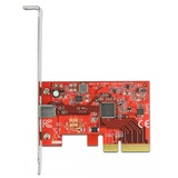 DeLOCK PCIe x4>1x USB-C 3.2 Gen 2x2 externe, Carte d'interface 