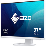 EIZO FlexScan EV2720S 27" Moniteur Blanc, 1x DisplayPort, 1x HDMI, 1x USB-C, 4x USB-A