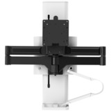 Ergotron TRACE Support pour moniteur unique, Support de moniteur Blanc, Pince, 9,8 kg, 96,5 cm (38"), 100 x 100 mm, Réglage de la hauteur, Blanc