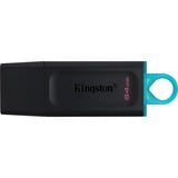 Kingston DataTraveler Exodia 64 Go, Clé USB Noir/Turquoise, DTX/64GB