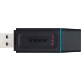 Kingston DataTraveler Exodia 64 Go, Clé USB Noir/Turquoise, DTX/64GB