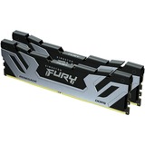 Kingston FURY 48 Go DDR5-8400 (2x 24 Go) Dual-kit, Mémoire vive Argent/Noir, KF584CU40RSK2-48, Renegade, XMP 3.0