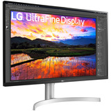 LG  31.5" 4K UHD Moniteur  Blanc