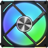 Lian Li UNI FAN AL140 V2 Single Pack, Ventilateur de boîtier Noir, Connecteur de ventilateur PWM à 4 broches, LED RGB