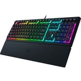 Razer Ornata V3 RGB clavier gaming mécanique Noir, Layout FR (AZERTY), Razer Hybrid-Mecha-Membran, 100%