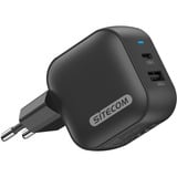 Sitecom 48W GaN Power Delivery chargeur Noir, 1x USB-C